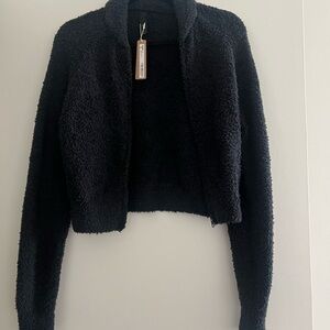 SKIMS Charcoal Textured Jacket